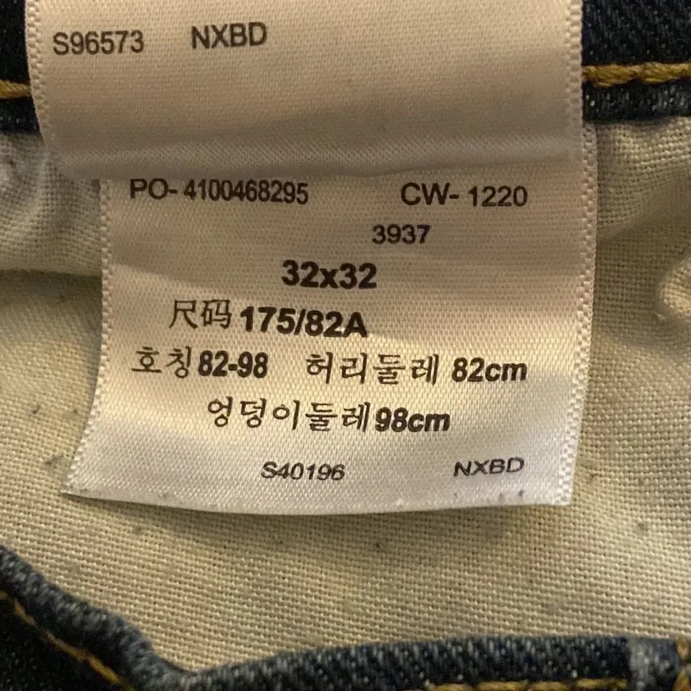 SIGNATURE LEVI STRAUSS & CO S61 RELAXED MEN BLUE Jeans SIZE 32X32